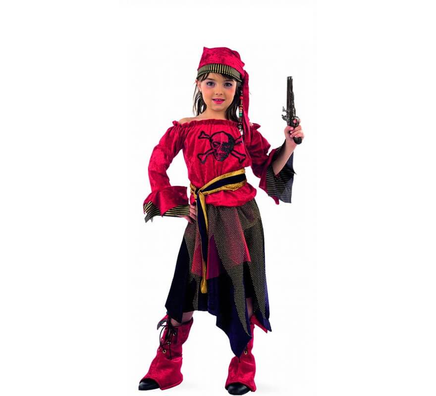 Disfraz de Pirata Corsaria niña