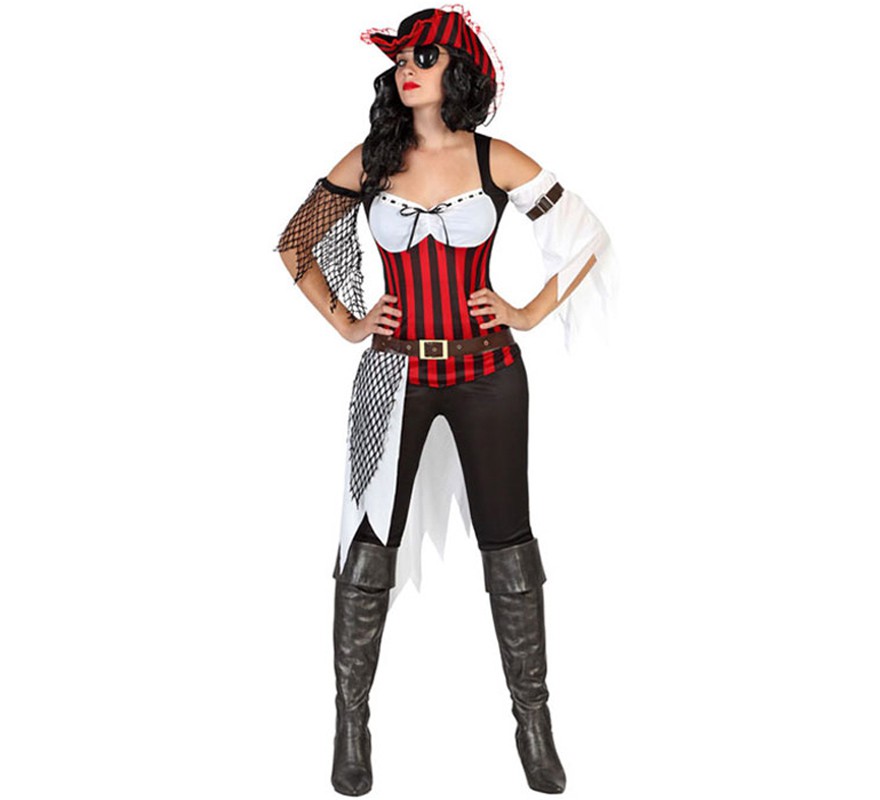 Disfraz de Pirata Corsaria para mujer