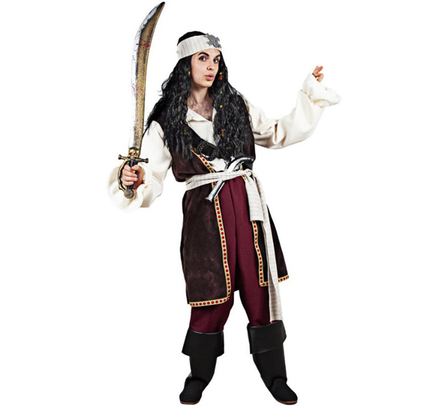 Fato de pirata Corsair of the Seas para homem