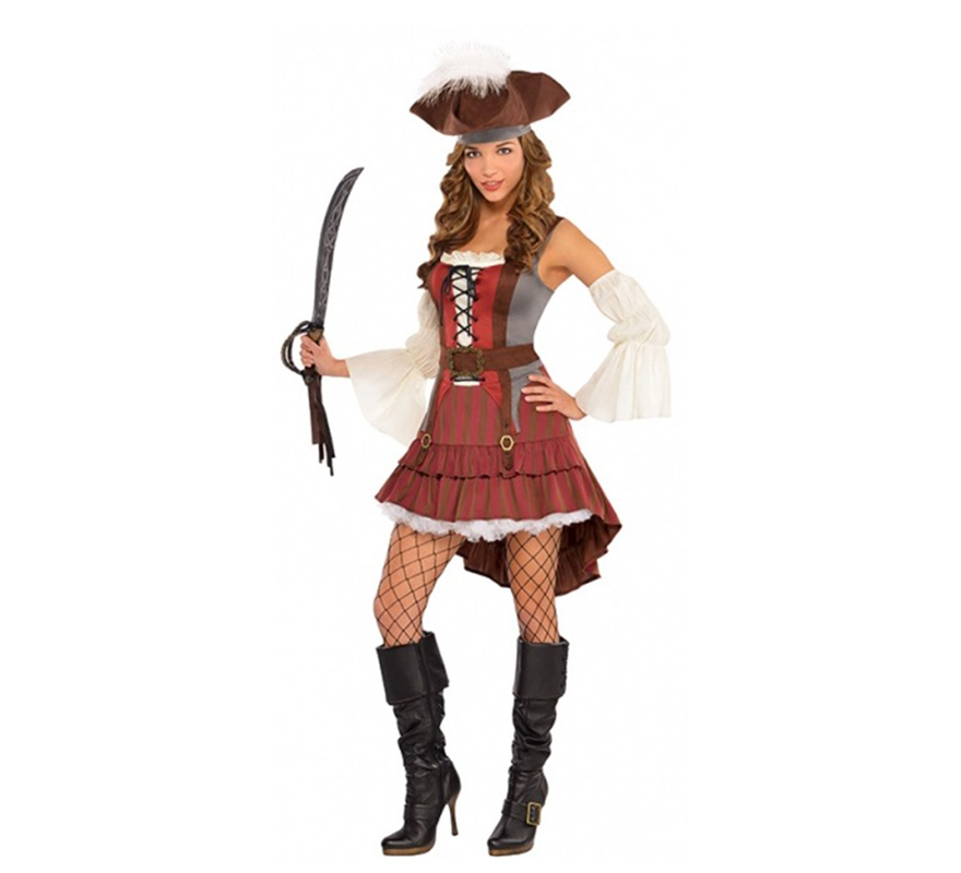 Disfraz de Pirata elegante para mujeres