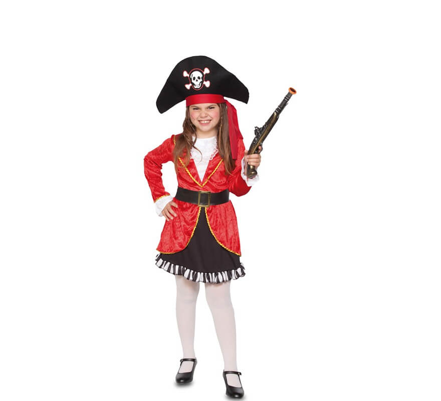 America Residuos Aplicado Disfraz de Pirata con Tutú para niña
