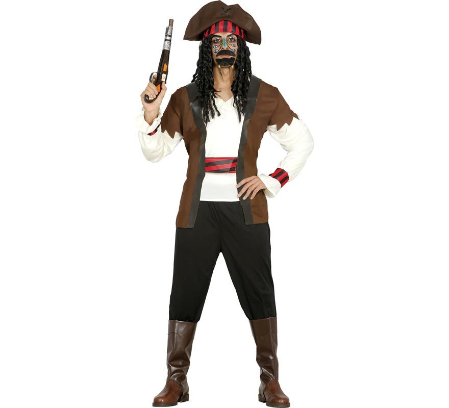 Handsome Caribbean Pirate Costume for Men