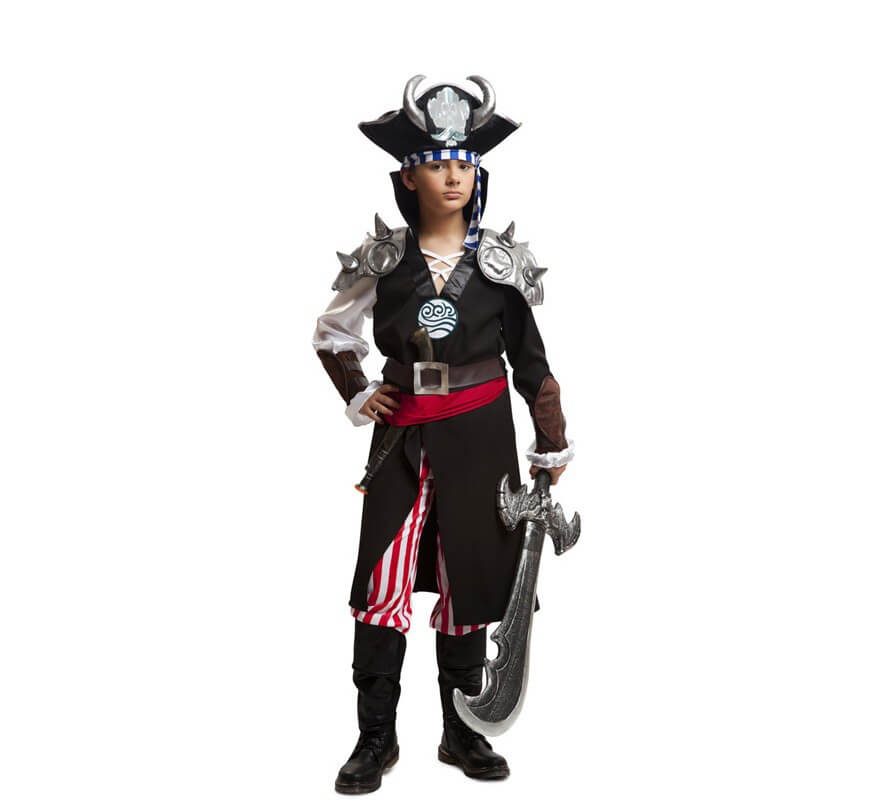 Disfraz de Pirata Jack Devil Fantasía para niño