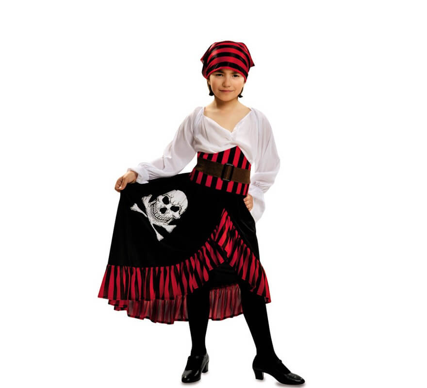 Disfraz de Pirata Jolly para Niña