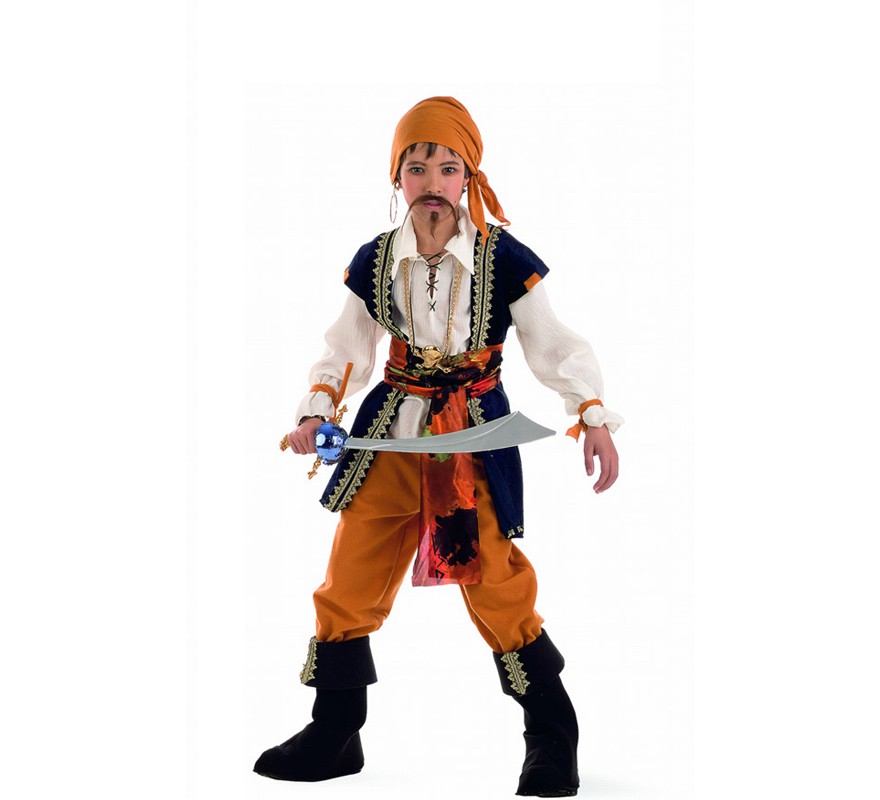 Disfraz de Pirata Malvado Deluxe para niños