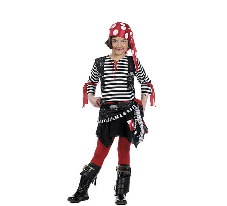Disfraz de Pirata Marinera para Niña