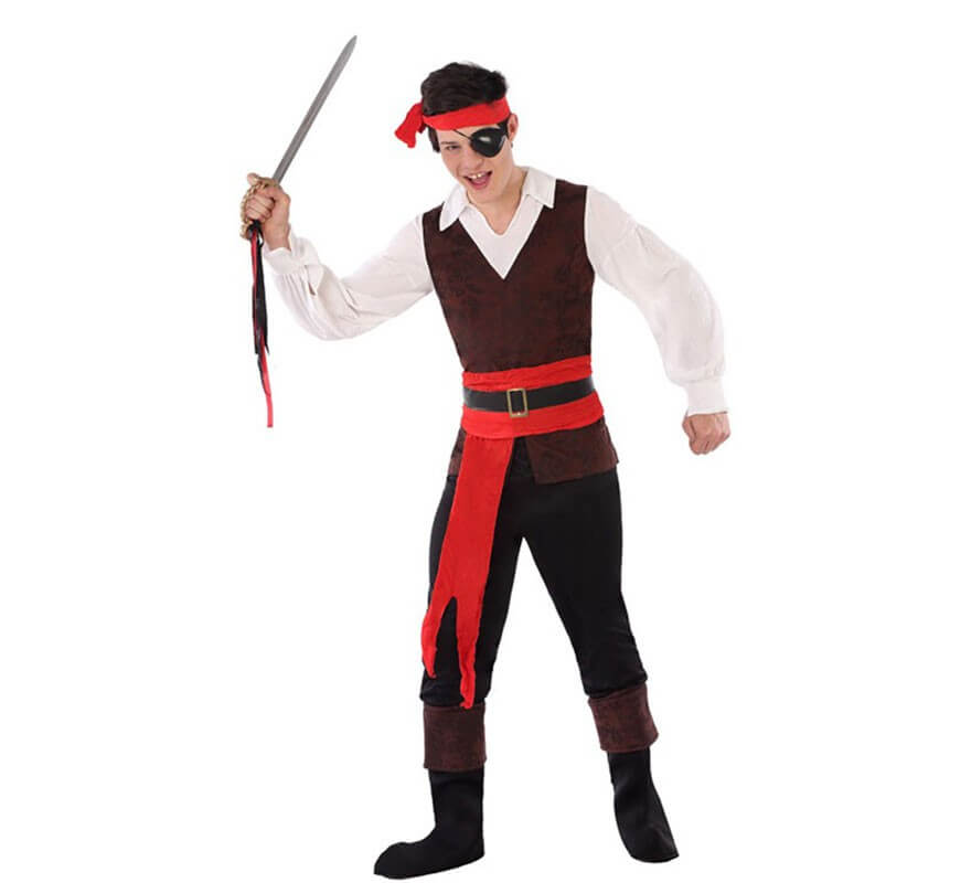 Fato de pirata para adolescente