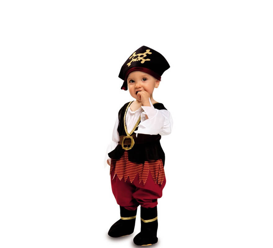 En la mayoría de los casos Evento Audaz Disfraz de Pirata Richard para Bebé Niña