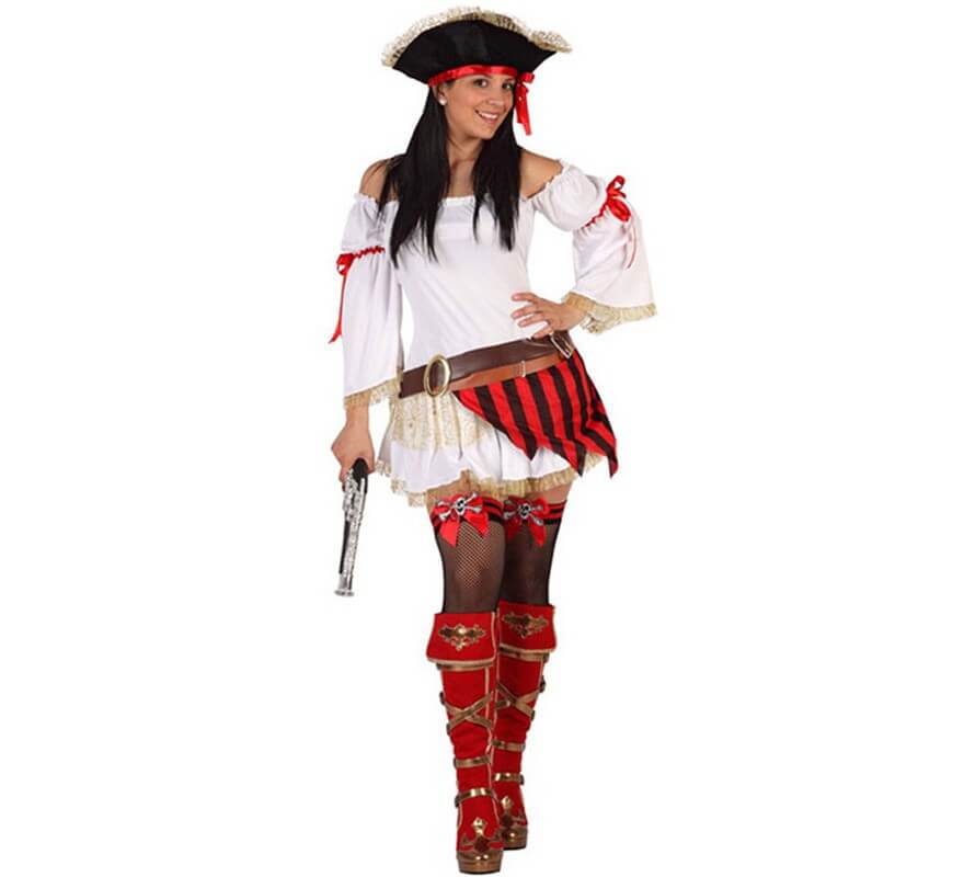 Disfraz de Pirata sexy para mujer talla M-L