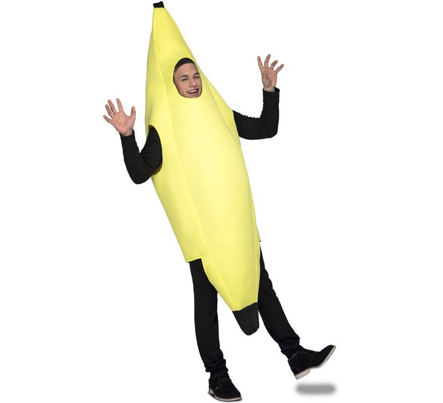 Disfraz de pareja de Mono-Plátano para adulto
