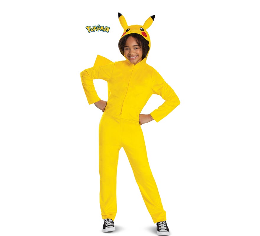 Costume con cappuccio Pokemon Pikachu per bambini