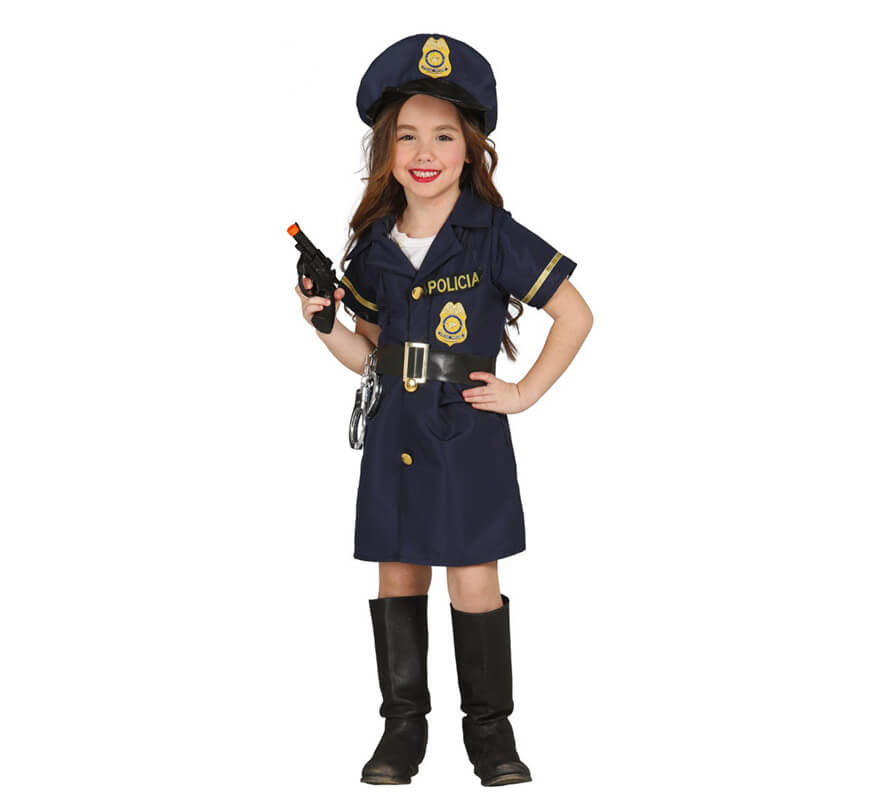Disfraz de Police Girl para niña