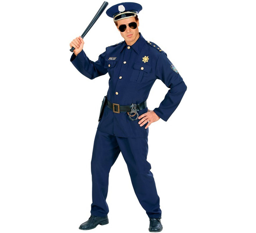 Policeman Costume with Hat for Men