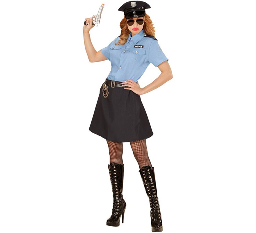 Police Costume with Hat for Women