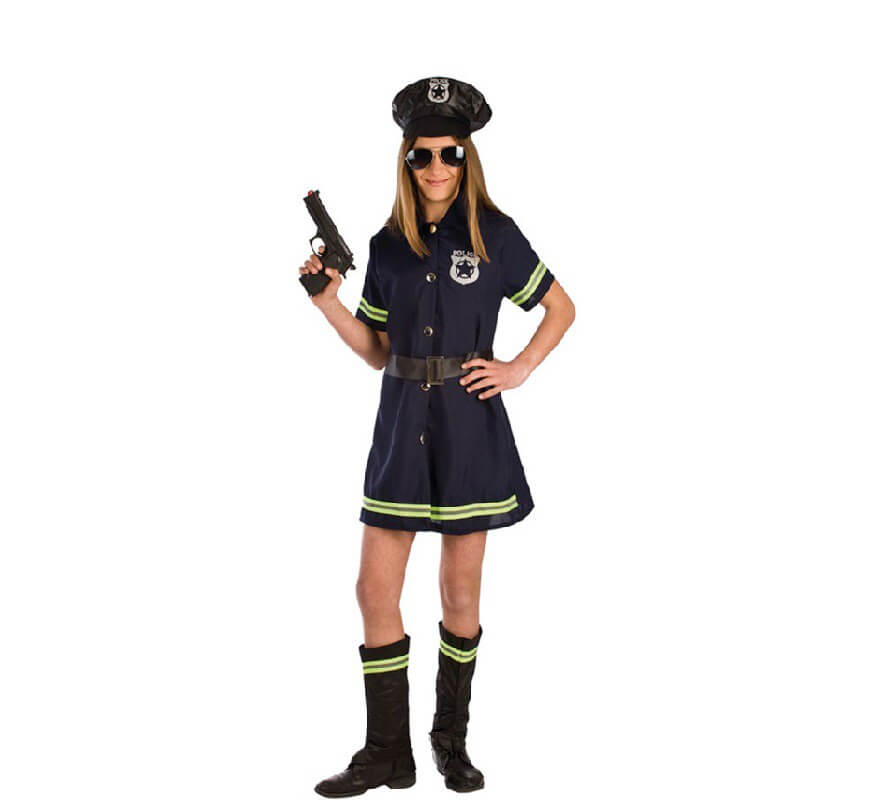 Costume di polizia locale per una bambina