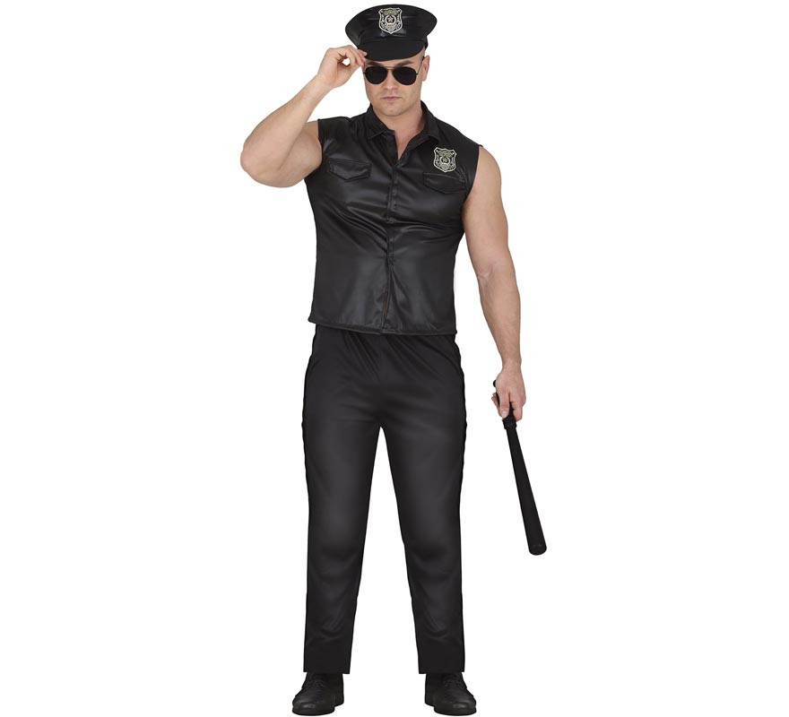 Disfraz de agente policía para adulto