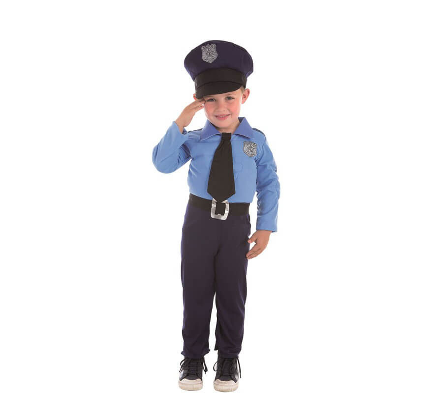 Déguisement de police bleue pour enfants