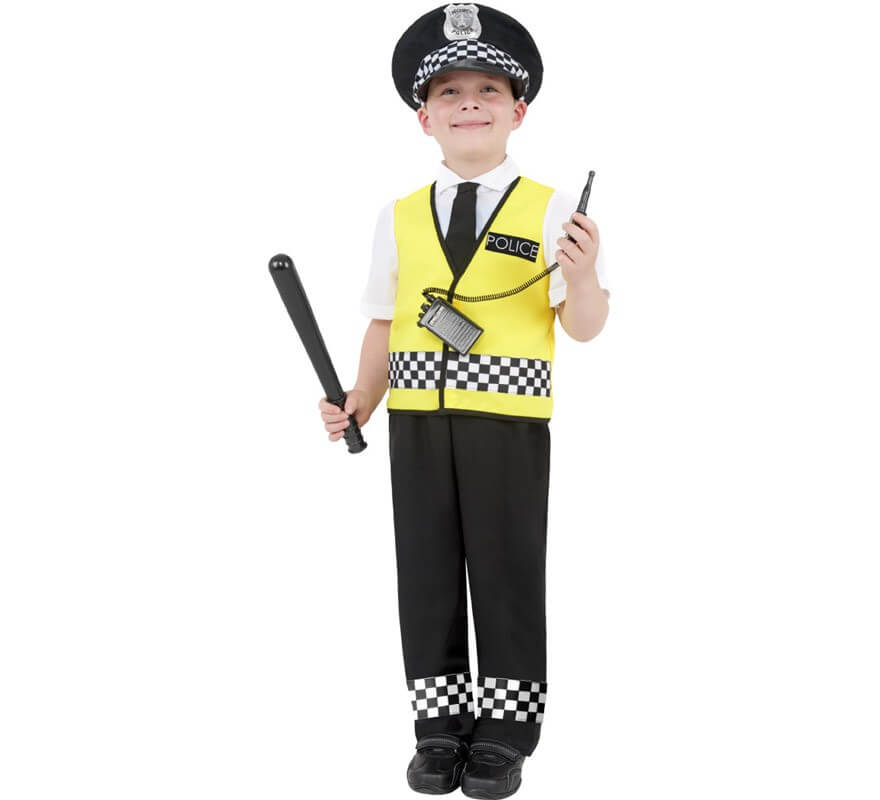 Disfraz de policía con chaleco por 26,50 €