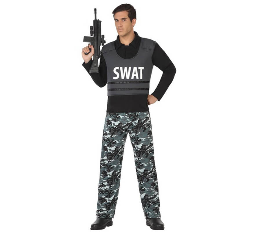 Disfraz de Policía SWAT para hombre