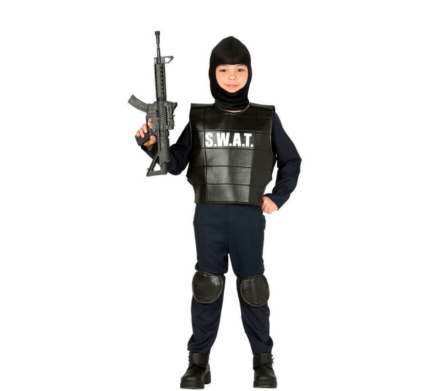 Costume da poliziotto swat per bambino