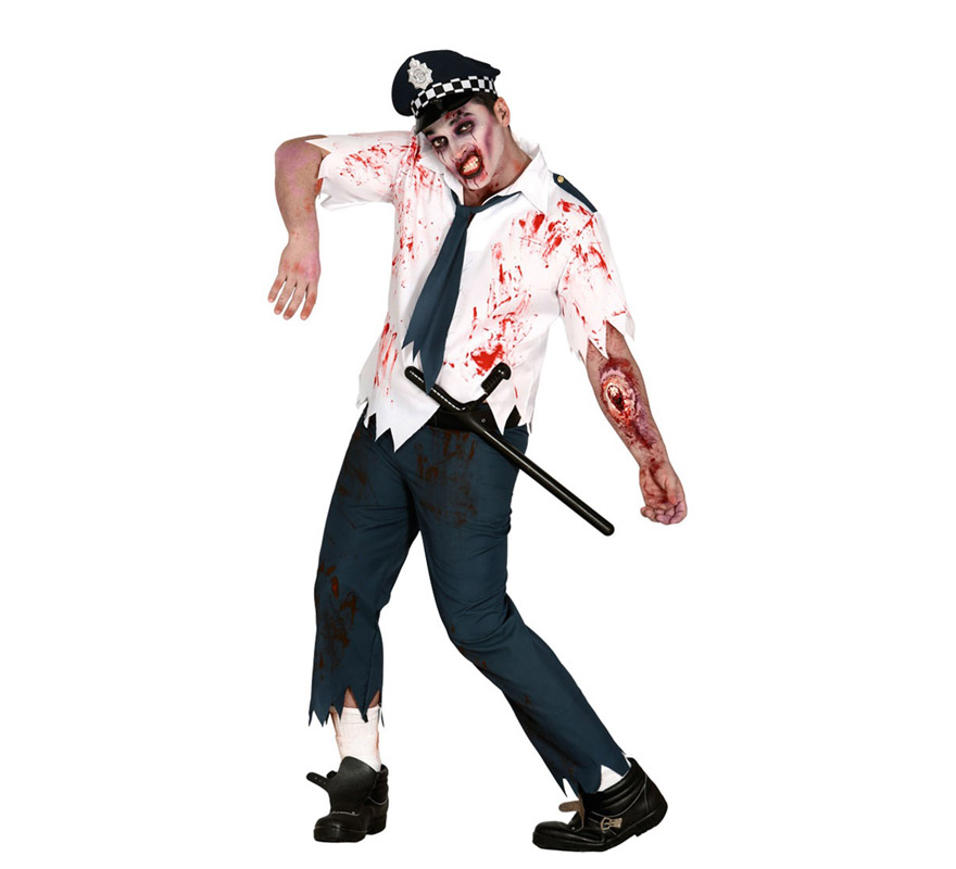 Disfraz de Policía Zombie