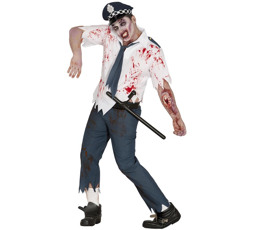 Disfraz de Policía Zombie