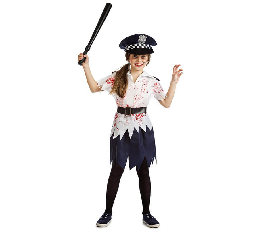 Costume da Poliziotta zombi per bambina