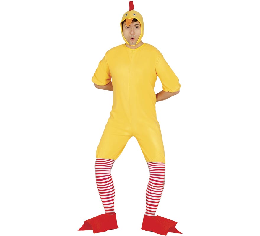 Yellow Chicken Costume for Men