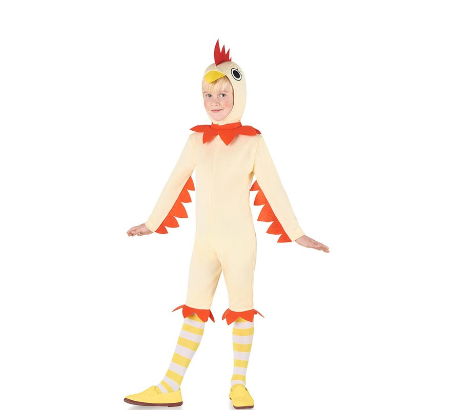 Costume Mascotte Gallo Pollo Bianco Per Adulto – Carnevale Halloween – Taglia Unica