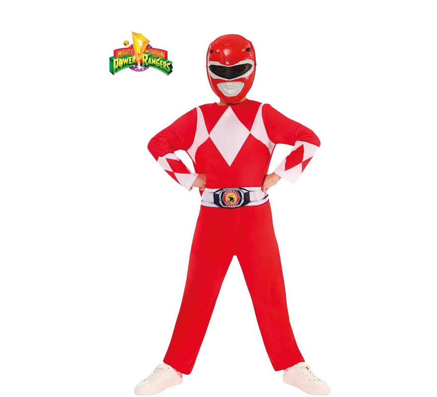 Power Ranger Mighty Morphin Red Opp Costume for Kids