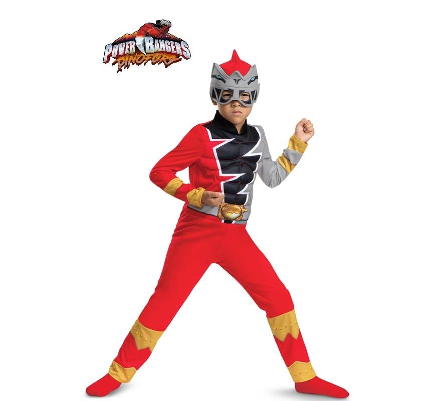 Power Rangers Dino Fury Red Luxury costume for children