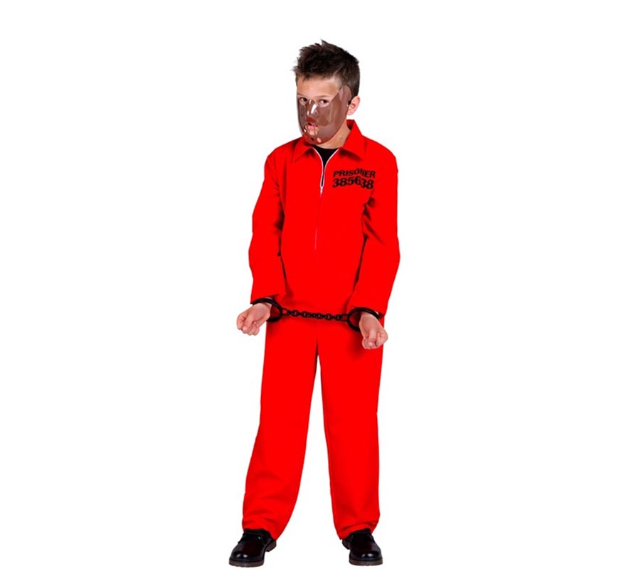 Crazy Prisoner Costume for Boys