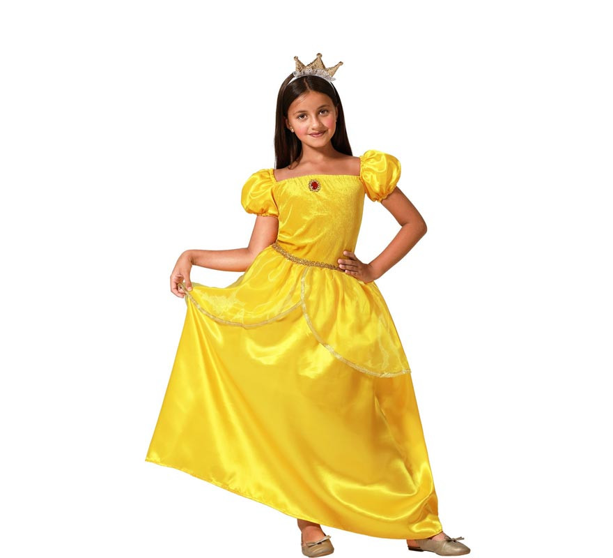 Yellow princess costume for girls