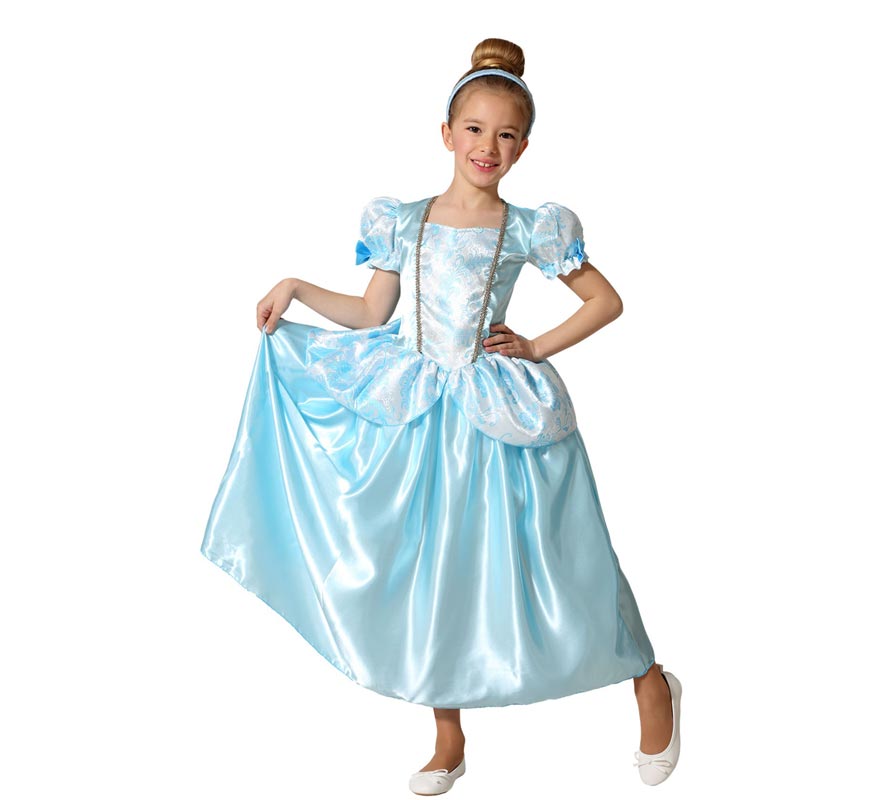 D guisement Princesse Bleue Enchant e Fille