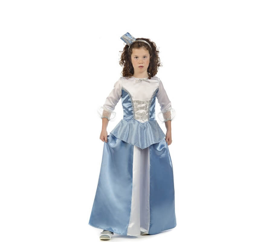 Disfraz de Princesa azul para niña
