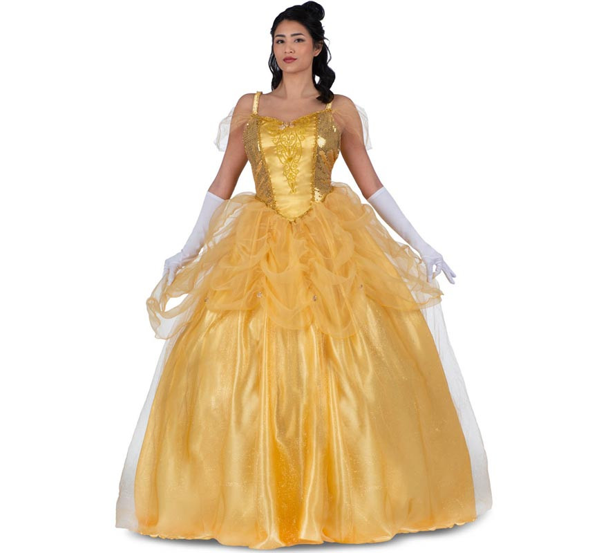 Yellow Princess Belle costume for women