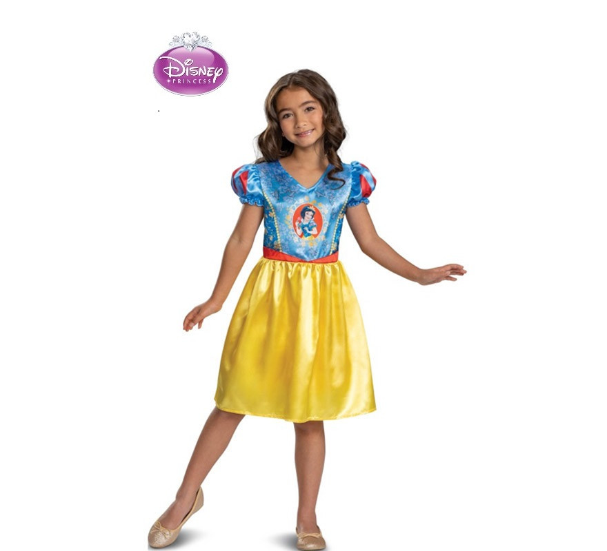ético harina Último Disfraz de Princesa Blancanieves Básico Plus para niña