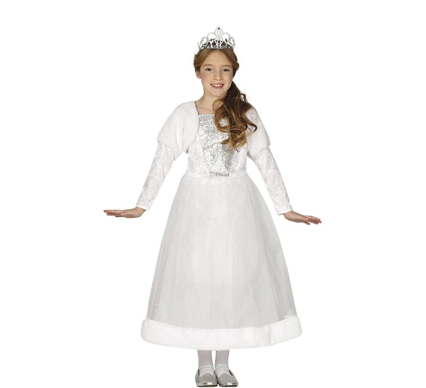 White Dance Princess Costume for Girls