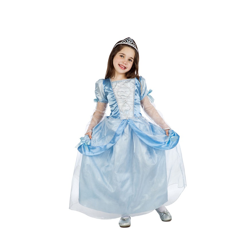 Disfraz de Princesa de Baile Celeste para niña