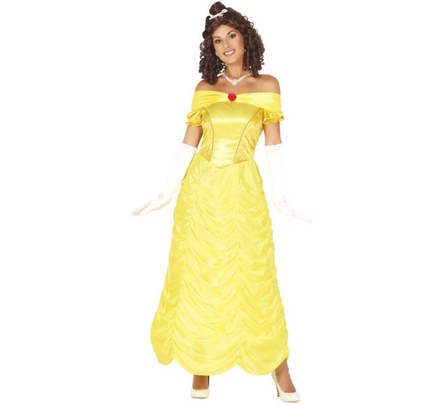 Costume da Principessa delle fiabe gialla per donna
