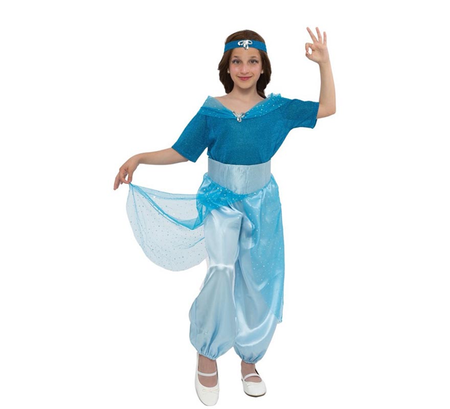 Blue Desert Princess Costume for Girl
