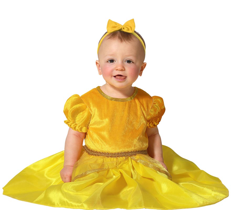 Radiant Gold Princess Costume for Baby