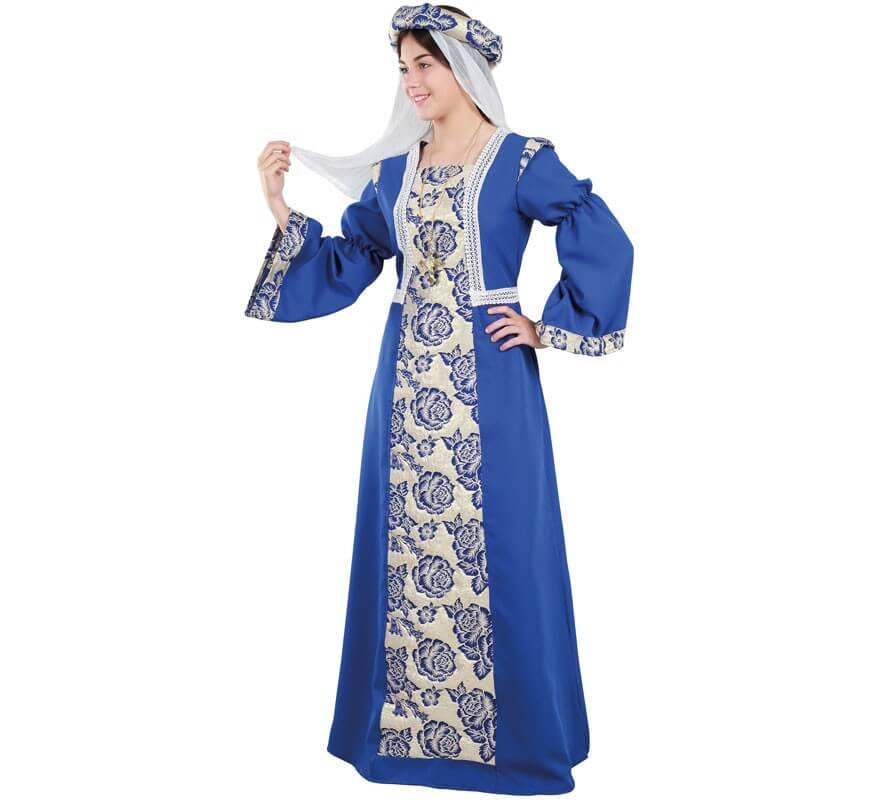 Robe Renaissance Fille Enfant Déguisement Médiéval Princesse Costume  Carnaval