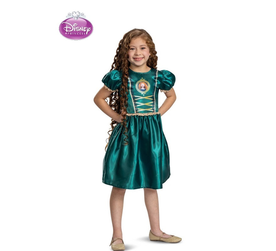 Costume mirenda encanto avec la perruque deguisement fille enfant