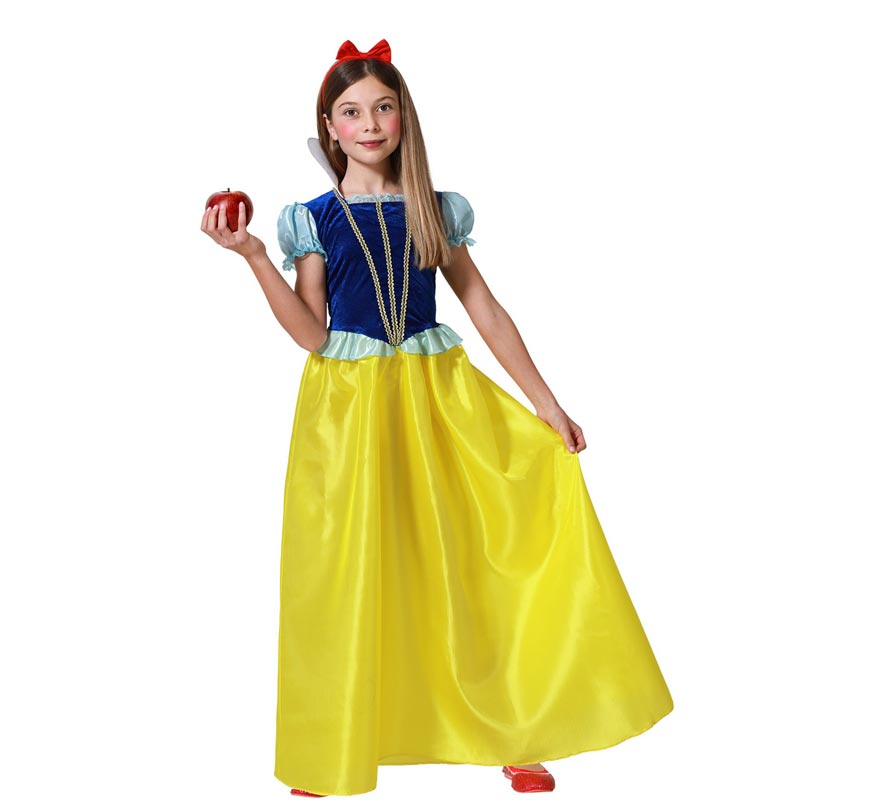 Costume da principessa delle nevi da favola per bambina