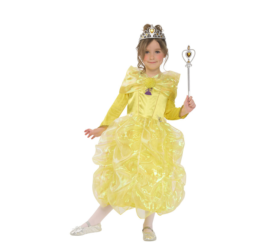 Yellow Paradise Princess costume for girls