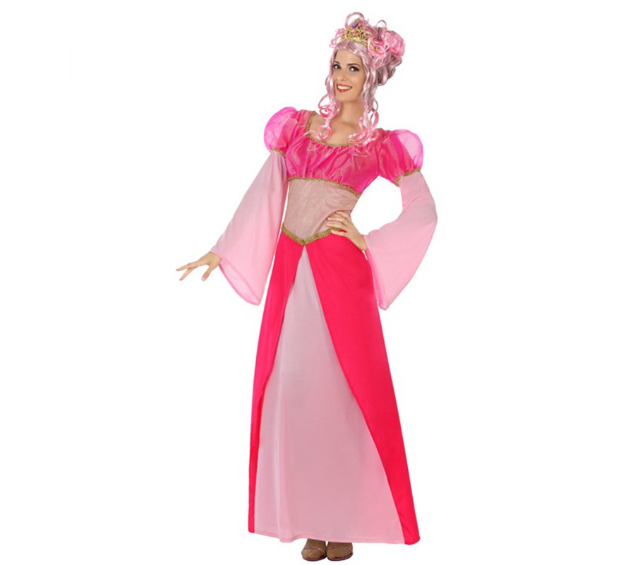 Disfraz de Princesa rosa para mujer