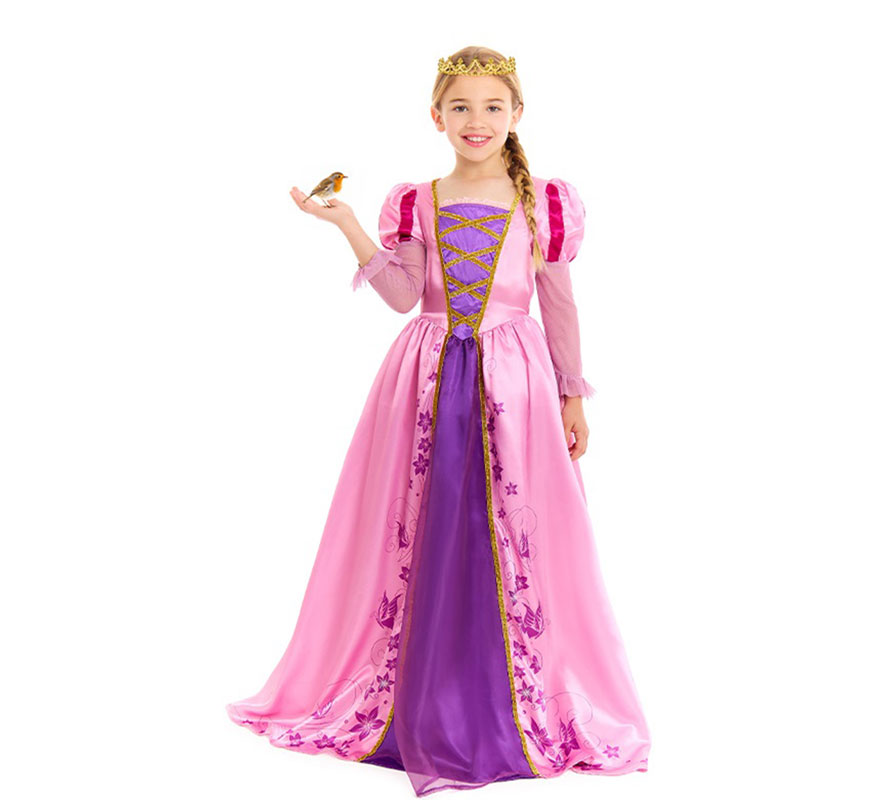 Pink princess costume for girls