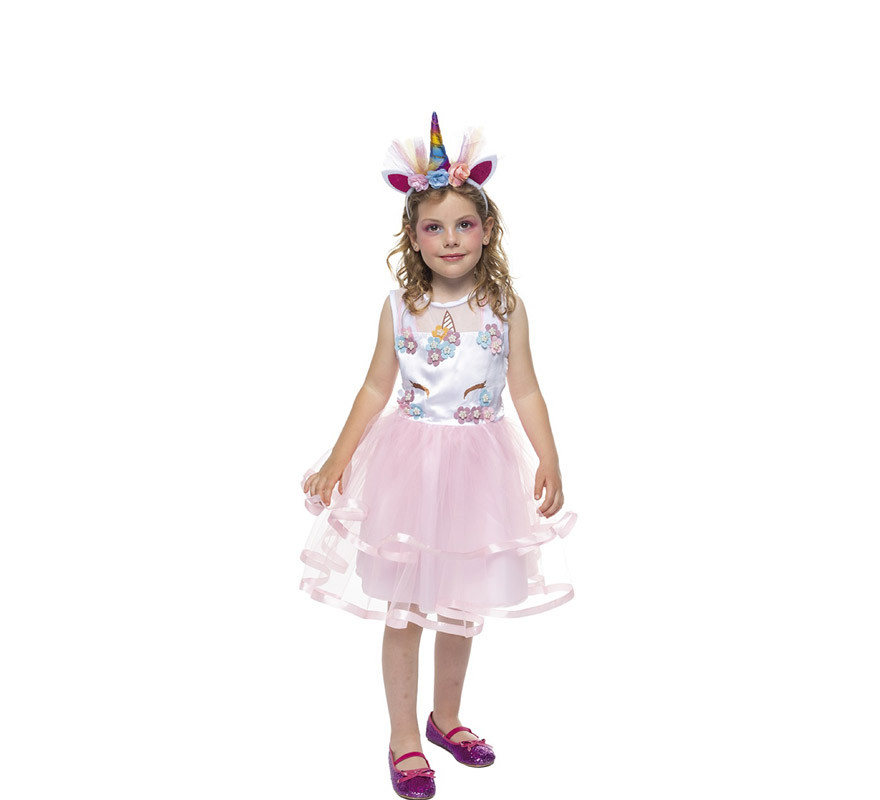 Costume da principessa unicorno con tutù per bambina
