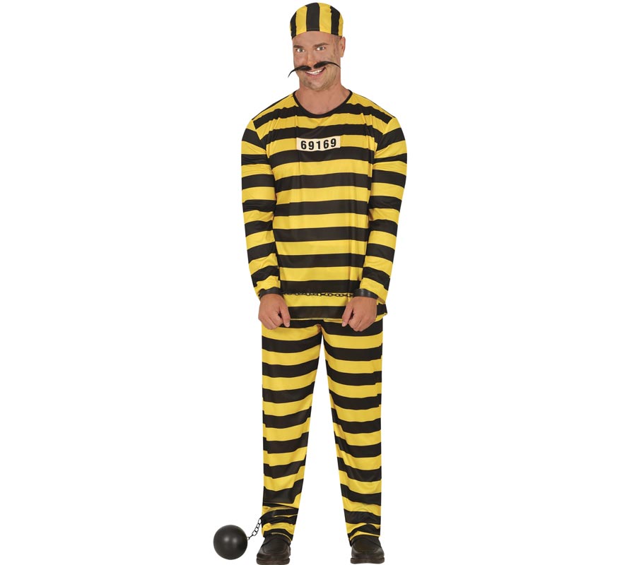 Prisoner costume for men